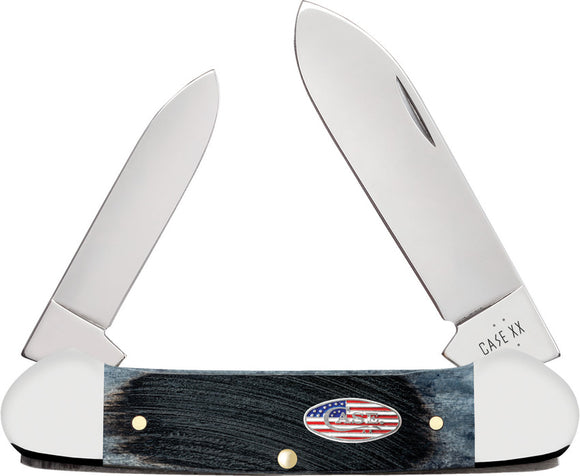 Case Cutlery Canoe Gray Sawcut Folding Pocket Knife 53065