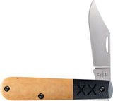 Case Cutlery Crossroads XR Barlow Black G10 & Tan Richlite Folding S35VN Pocket Knife 53160