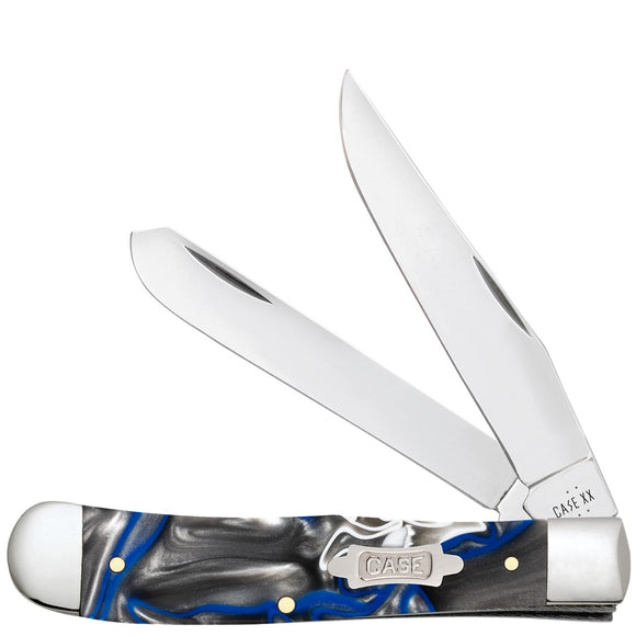 Case Cutlery Trapper Pacific Tides Kirinite Folding Stainless Pocket Knife 53810