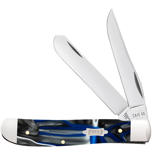 Case Cutlery Mini Trapper Pacific Tides Kirinite Folding Stainless Pocket Knife 53811