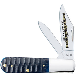 Case Cutlery Barlow Limited Edition Ocean Blue Bone Folding Stainless Pocket Knife 53981