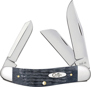 Case Cutlery Sowbelly Gray Pocket Worn Folding Pocket Knife 58426