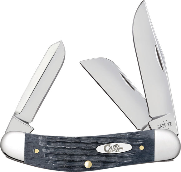 Case Cutlery Sowbelly Gray Pocket Worn Folding Pocket Knife 58426
