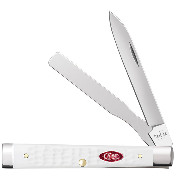 Case Cutlery Baby Doc SparXX White Jigged Synthetic Folding Stainless Pocket Knife 60178