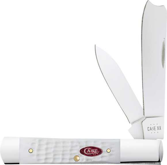 Case Cutlery Razor Jack SparXX White Jigged Folding Stainless Pocket Knife 60179