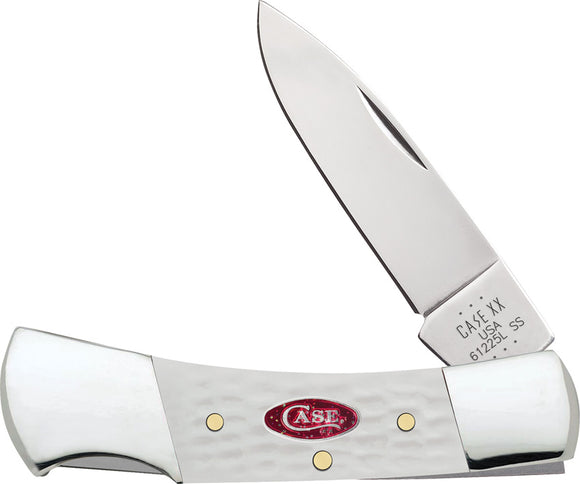 Case Cutlery Lockback SparXX White Jigged Folding Stainless Pocket Knife 60199