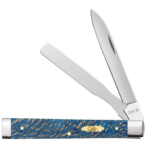 Case Cutlery Baby Doc Blue Sycamore Wood Folding Stainless Pocket Knife 63736