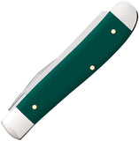 Case Cutlery Mini Trapper Spruce Green Synthetic Folding Stainless Pocket Knife 64531