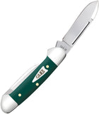 Case Cutlery Butterbean Spruce Green Synthetic Folding Stainless Pocket Knife 64532