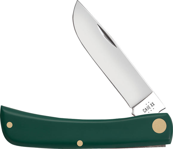 Case Cutlery Sod Buster Jr Spruce Green Synthetic Folding Stainless Pocket Knife 64536