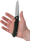 Case Cutlery Kinzua Framelock Green Aluminum Folding S35VN Serrated Pocket Knife 64632