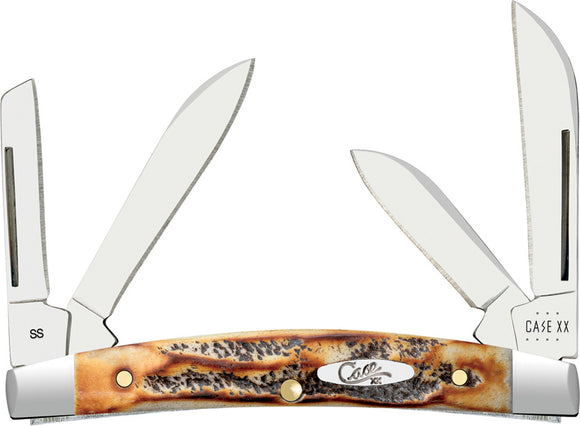 Case Cutlery Small Congress 6.5 Bonestag Folding Stainless Pocket Knife 65337