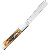 Case Cutlery Razor 6.5 Bonestag Folding Stainless Steel Pocket Knife 65338