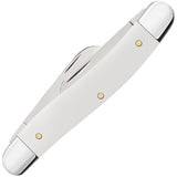 Case Cutlery Pocket Knife Medium Stockman White Folding Stainless Blade 71225