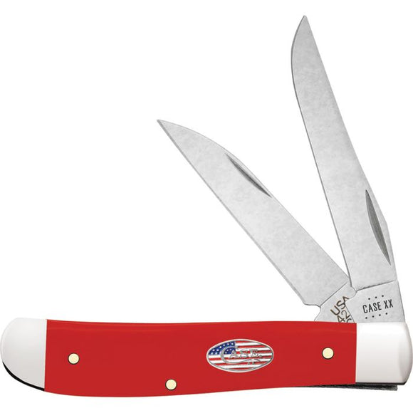 Case XX Cutlery Mini Trapper American Workman Series Folding Pocket Knife 73927