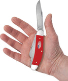 Case Cutlery Sowbelly Stockman American Workman Red Folding Carbon Steel Knife 73934