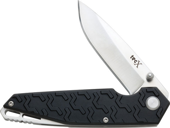 Case Cutlery TecX TS-1 Linerlock Black Aluminum Folding Stainless Knife 75685