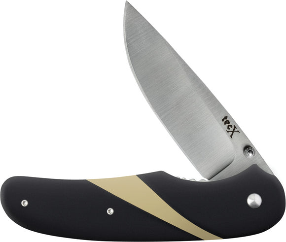 Case Cutlery TecX Linerlock Black G10 Folding Stainless Pocket Knife 75695