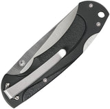 Case Cutlery TecX Lockback Black Folding Stainless Serrated Pocket Knife 75699