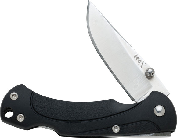 Case Cutlery TecX TL-3 Lockback Black ABS Folding Stainless Pocket Knife 75701