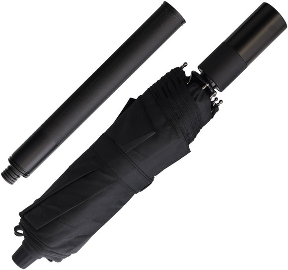 Combat Ready Black Waterproof Tactical Umbrella 383