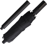Combat Ready Black Waterproof Tactical Umbrella 383