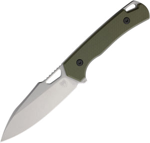 Cobratec Knives Wolverine OD Green G10 D2 Steel Fixed Blade Knife TFBWLOD