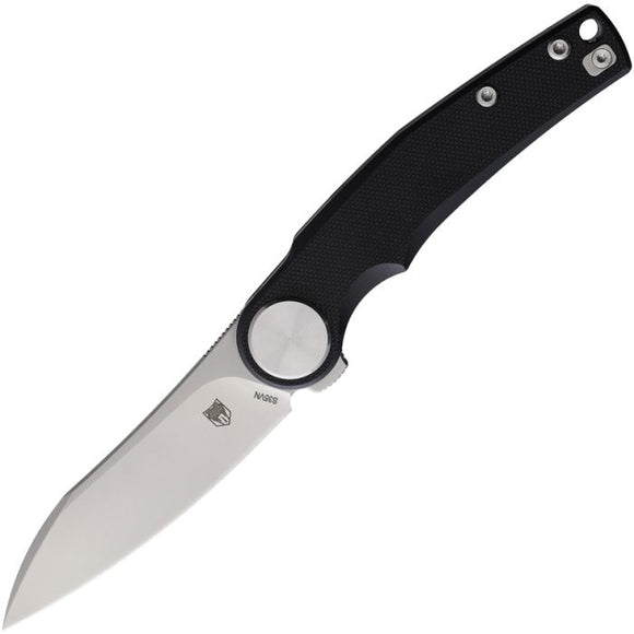 Cobratec Knives Gladiator Linerlock Black G10 Folding S35VN Pocket Knife TGLRBLKS35