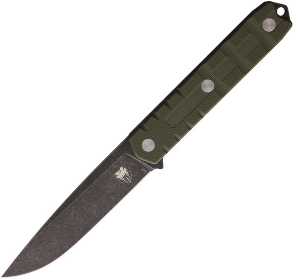 Cobratec Knives Outdoor Warrior Green G10 D2 Steel Fixed Blade Knife OWODGDNS