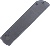 Cobratec Knives Prowler Button Lock Black G10 Folding D2 Steel Knife PLRBKBD