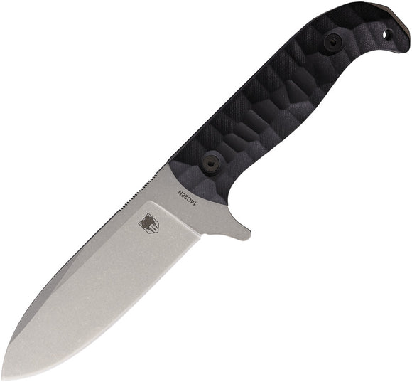 Cobratec Knives PSK Black G10 14C28N Sandvik Fixed Blade Knife TPSKBKS