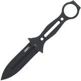 Cobratec Knives Ringed Claymore Black 14C28N Fixed Blade Knife RCLMDNSBK