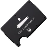 Cobratec Knives Come and Take It Black & White 3.5" Aluminum Wallet RFIDCNT