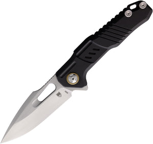 Cobratec Knives Special Ops Framelock Titanium Folding Pocket Knife SOBLKM390