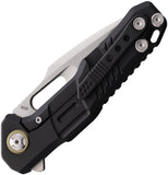 Cobratec Knives Special Ops Framelock Titanium Folding Pocket Knife SOBLKM390