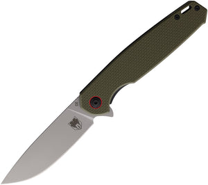 Cobratec Knives Talon Linerlock OD Green G10 Folding D2 Steel Pocket Knife TLNOD