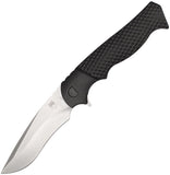 Cobratec Knives Vandal Linerlock A/O Black Aluminum Folding D2 Steel Pocket Knife VDLBLK