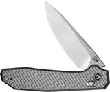 Civivi Elite Tessera Crossbar Lock Gray Aluminum Folding CPM-S35VN Pocket Knife E260291