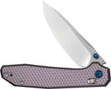 Civivi Elite Tessera Crossbar Lock Purple Aluminum Folding CPM-S35VN Pocket Knife E260292