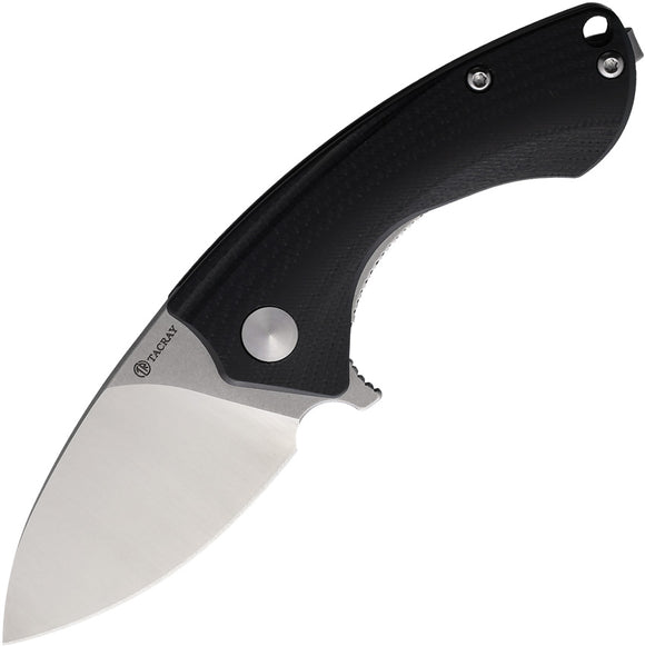 CH Knives Tacray Linerlock Black G10 Folding 12C27 Sandvik Pocket Knife 4FXGZ9F