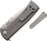 Chaves Ultramar Rendencion 229 Framelock Titanium Folding Tanto M390 Knife 011