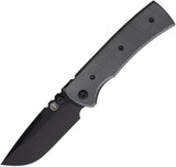 Chaves Knives Redencion 229 Blue Label Blackout Micarta Folding Elmax Drop Pt Knife 14232