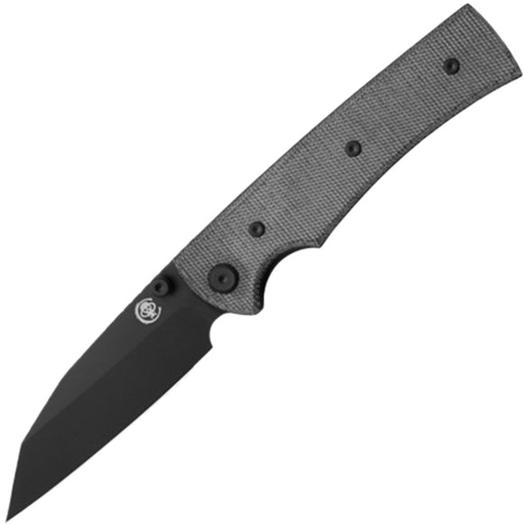 Chaves Knives Sagre 229 Linerlock Blackout Micarta Folding Elmax Warncliffe Knife 14317