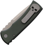 Chaves Knives Pro Tech Automatic Redencion 229 Knife Green Aluminum S35VN Blade 14652