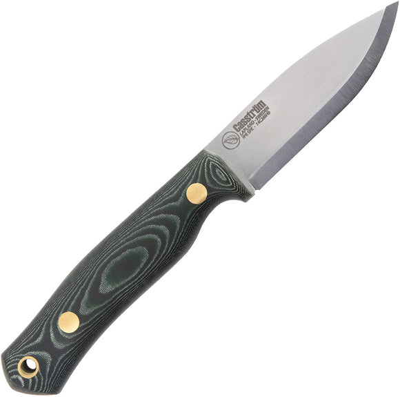 Casstrom No.8 Swedish Forest Green & Black Micarta 14C28N Fixed Blade Knife 12807