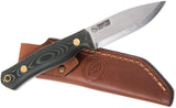 Casstrom No.8 Swedish Forest Green & Black Micarta 14C28N Fixed Blade Knife 12807