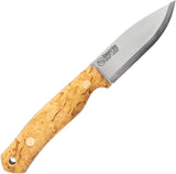 Casstrom No.8 Swedish Forest Curly Birch Wood 14C28N Fixed Blade Knife 12808