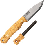 Casstrom No.8 Swedish Forest Curly Birch Wood 14C28N Fixed Blade Knife 12828