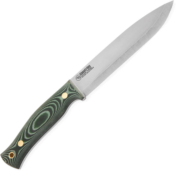 Casstrom No.14 SFK Green & Black Micarta A8 Mod Fixed Blade Knife 13403