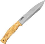 Casstrom No.14 SFK Curly Birch Wood A8 Mod Fixed Blade Knife w/ Sheath 13404